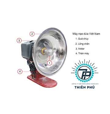 Máy xay nạo dừa